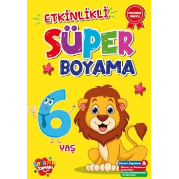 Etkinlikli Süper Boyama 6 Yaş