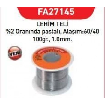 Fastbond 27145 Lehim Teli 1 mm 100 gr