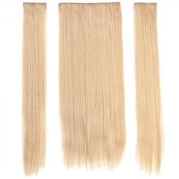 Fiber Sentetik Düz Yarım Ay + 2 Yan Çıt Çıt / Balköpüğü Beyaz Platin Röfleli