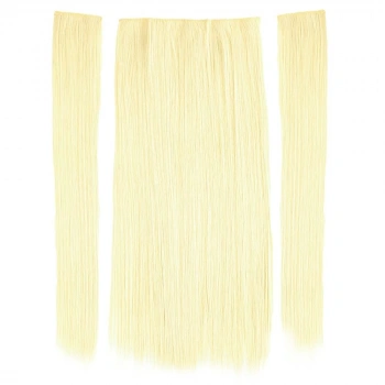 Fiber Sentetik Düz Yarım Ay + 2 Yan Çıt Çıt / Platin