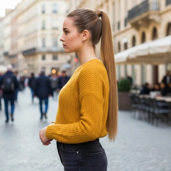 Fiber Sentetik Sihirli At Kuyruğu / Açık Kahverengi