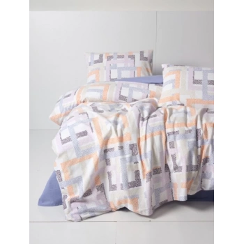 Flanel Nev Takımı Çift Kişilik Hayden Lila