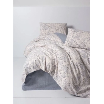 Flanel Nev Takımı Çift Kişilik Ruby Antrasit