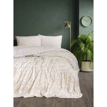 Flanel Nev Takımı Tek Kişilik Roof Mavi