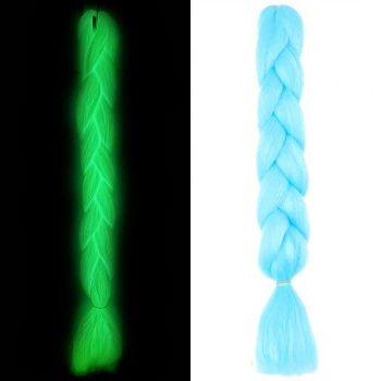 Fosforlu Neon Örgülük Saç Esperer 100 Gr. / Açık Mavi