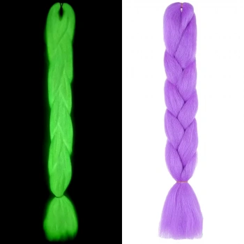 Fosforlu Neon Örgülük Saç Esperer 100 Gr. / Açık Mor