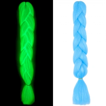 Fosforlu Neon Örgülük Saç Esperer 100 Gr. / Bebek Mavisi