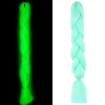 Fosforlu Neon Örgülük Saç Esperer 100 Gr. / Su Yeşili