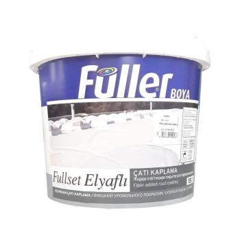 Fullset Elyaflı Çatı Kaplama 15 Litre Beyaz