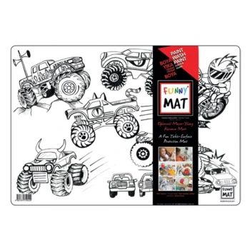 Funny Mat- Canavar Kamyonetler - 33,5x48cm