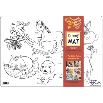 Funny Mat - Evcil Hayvanlar - 33,5x48cm