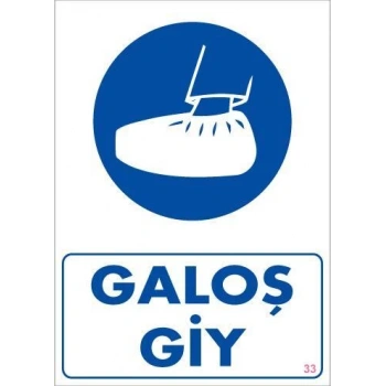 Gş Giy Uyarı Levhası 25x35 KOD:33