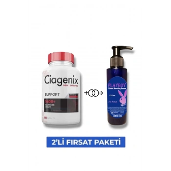 genix Erkek Performans Arttıran 60lı Takviye Mucizevi Kadın Lib.ido Arttırıcı Krem 125 ml