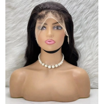 Gerçek Front Lace Tül Peruk / Dalgalı / Doğal 70/75cm