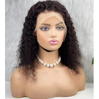 Gerçek Front Lace Tül Peruk / Kabarık Dalga / Doğal 50/55cm