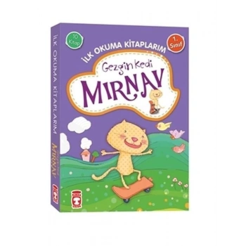 Gezgin Kedi Mırnav - İlk Okuma larım Set (10  Takım)