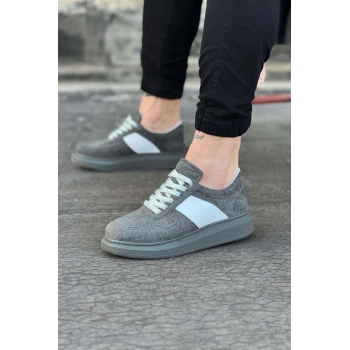 Gri Süet Erkek Casual Ayakkabı