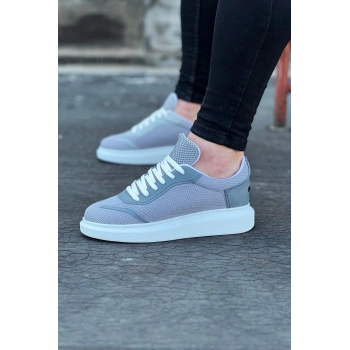 Gri Triko Erkek Casual Ayakkabı