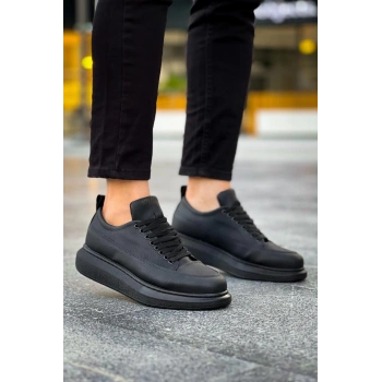 Günlük Ayakkabı  Siyah (Siyah Taban)