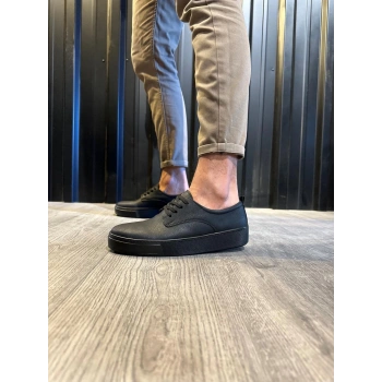 Günlük Ayakkabı  Siyah (Siyah Taban)