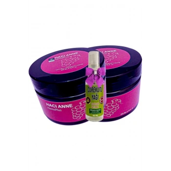 Hacı Anne Hemoplus Kremi 200 ml x 2 adet + Çörek Otu Yağı 30 ml