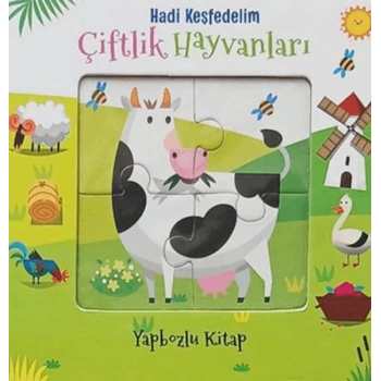 Hadi Keşfedelim - Çiftlik Hayvanları Yapbozlu Karton