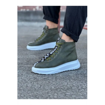 Haki Erkek Yarım Bilek Bot