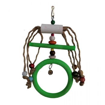 Hlı İpli Boncuklu Kuş Oyuncağı 10 / 20 cm