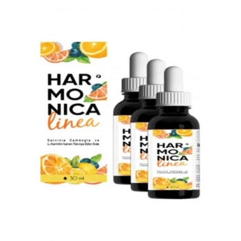 Harmonica Linea Yüksek Etkili Bel Incelme Damlası 30ml/harmonica Linea Slimming Drops 30 ml X 3 Ade