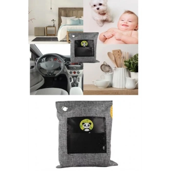 Hava Temizleme Torbası 100g Araba- Dolap- Banyo- Evcil Hayvan Koku - Bambu Kömür Koku Emici