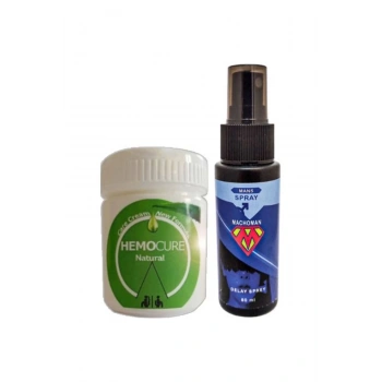 Hemocure Cream Özel 50 ml Kremi + Yanında Erkeklere Özel Stop Sprey