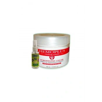 Hemoplus 100 ml Hemeroid Ba.sur Kremi + 30 ml Çörek Otu Yağı ile