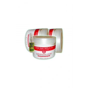 Hemoplus 3x100 ml Hemeroid Ba.sur Kremi + 30 ml Çörek Otu Yağı ile