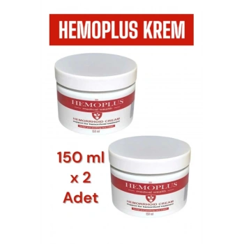 Hemoplus Hemo.roid Yanma Ve Sızı  Masaj Bakım Kremi 150 ml X 2 Adet