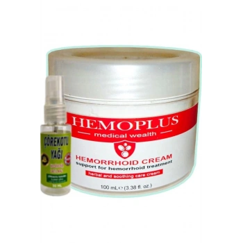 Hemoplus Krem 100 ml + Çörek Otu Yağı 30 ml