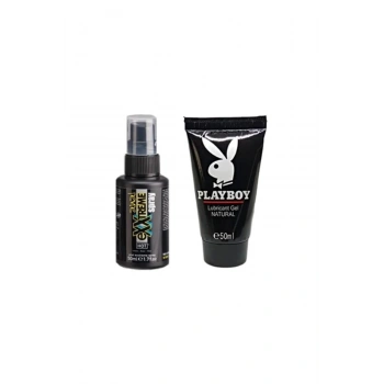 Hintohu Kadınlara Erkeklere Özel Ferahlatıcı Sprey 50 ml Playboy Lubricant 50ml Jel