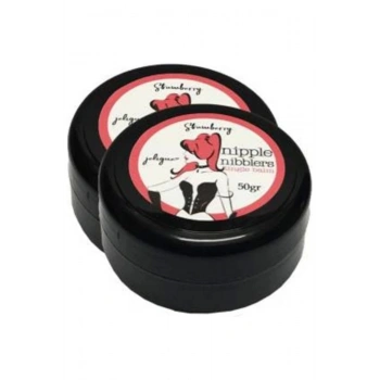 Hintohu Nipple Nibblers Tingle Balm Strawberry Flavored 50ML Çilekli Göğüs Bakım Kremi 2 Adet