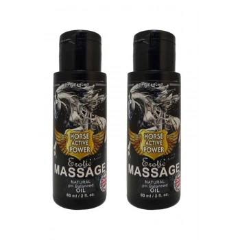 Horse Active Power Rahatlatıcı Vücut Bakım Masaj Yağı 60 ml 2 Adet