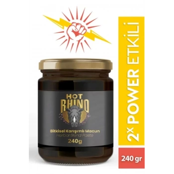 Hot Rhino Erkeklere Özel sel Karışımlı Performans Artıran Ballı Atom Macun 240 gr X 4 Adet
