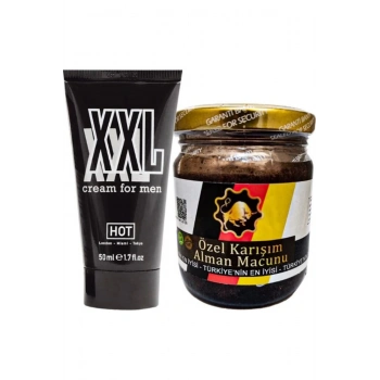 Hotxxl 50 ml Erkeklere Özel Krem + Yanında 1 Adet Erkeğe Özel Macun