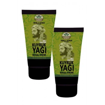 İbni Sina Kuyruk Yağı Mucizesi Tüm Vücut Sızıları Için Masaj Bakım Kremi 50 ml 2 Adet