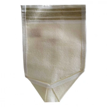 İpek Sırt ve Vücut Tellak Kese Beyaz 16X27