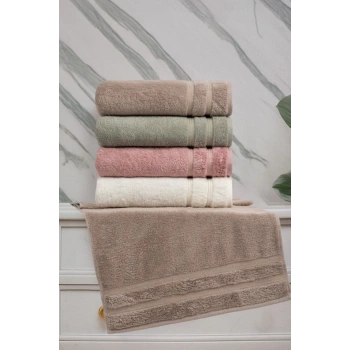Jakarlı 4´lü 50x90 El Havlusu Maddy