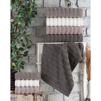 Jakarlı 4´lü 50x90 El Havlusu Monna