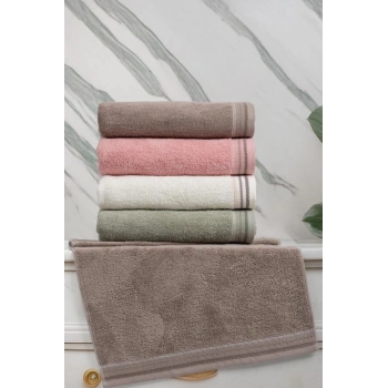Jakarlı 4´lü 50x90 El Havlusu Selinda