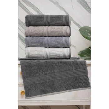 Jakarlı 4´lü 50x90 El Havlusu Wanda