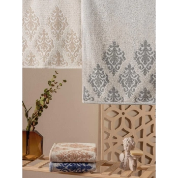 Jakarlı 50x90 4lü Havlu Seti İskandinav Bertel