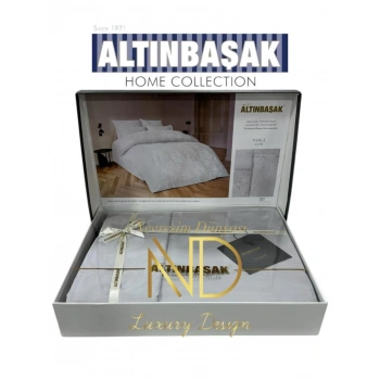 Jakarlı Saten Çift Kişilik Nev Takımı Perle Coin