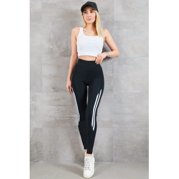 Kadın Şeritli Tayt