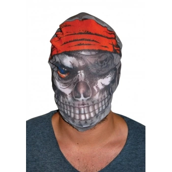 Kafaya Tam Geçmeli Bez Korsan Maskesi - Streç Korku Maskesi - 3D Baskılı Maske Model 4